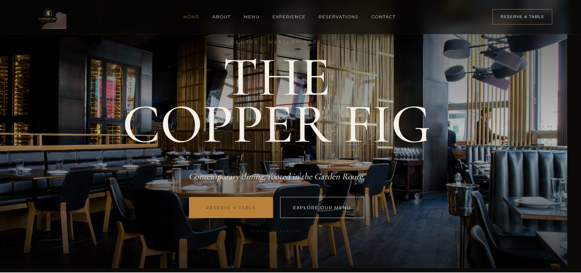 The Copper Fig website